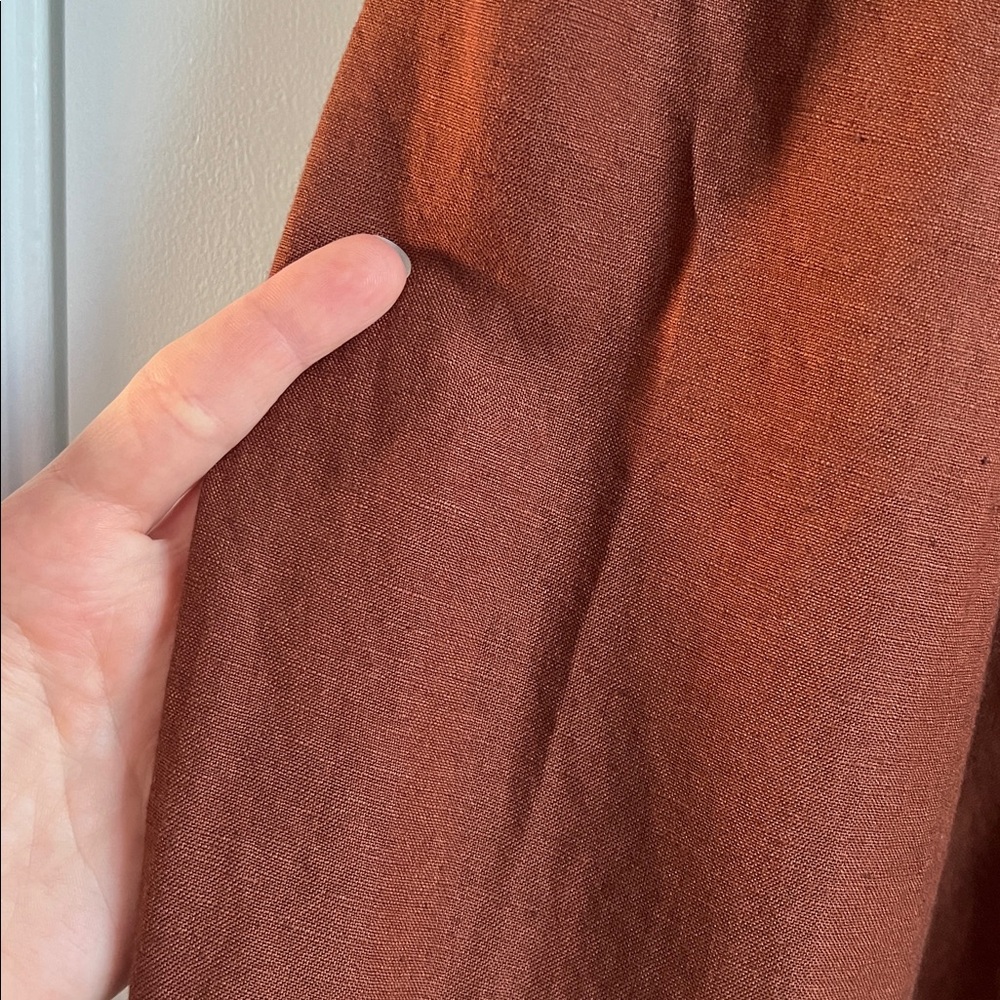 First Rite Wide Leg Linen Pants - Picture 2 of 7